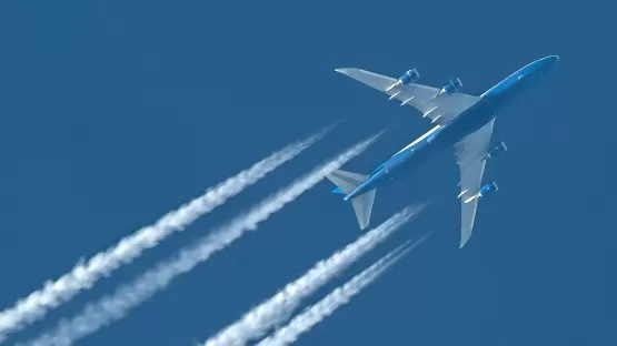 Flygplan avgas analys