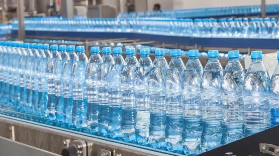 vatten flaskor trycksättning