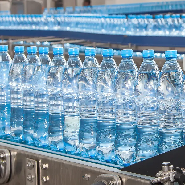 vatten flaskor trycksättning