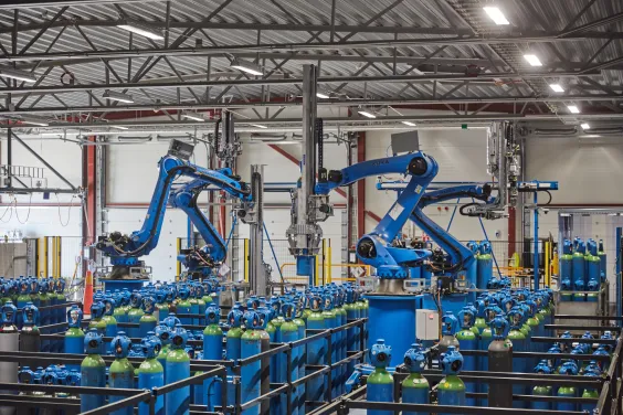 Air Liquide inaugurates a fully-automated Packaged Gas filling plant in Sweden