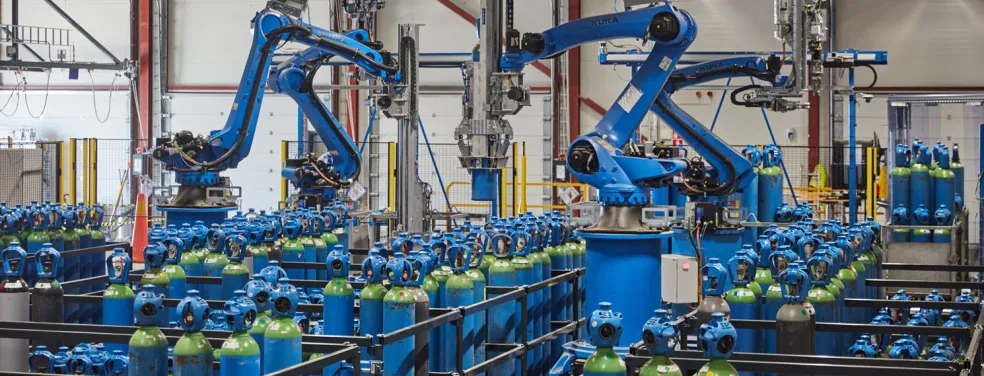 Västerås automated cylinder filling