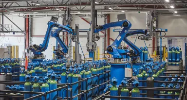 Västerås automated cylinder filling